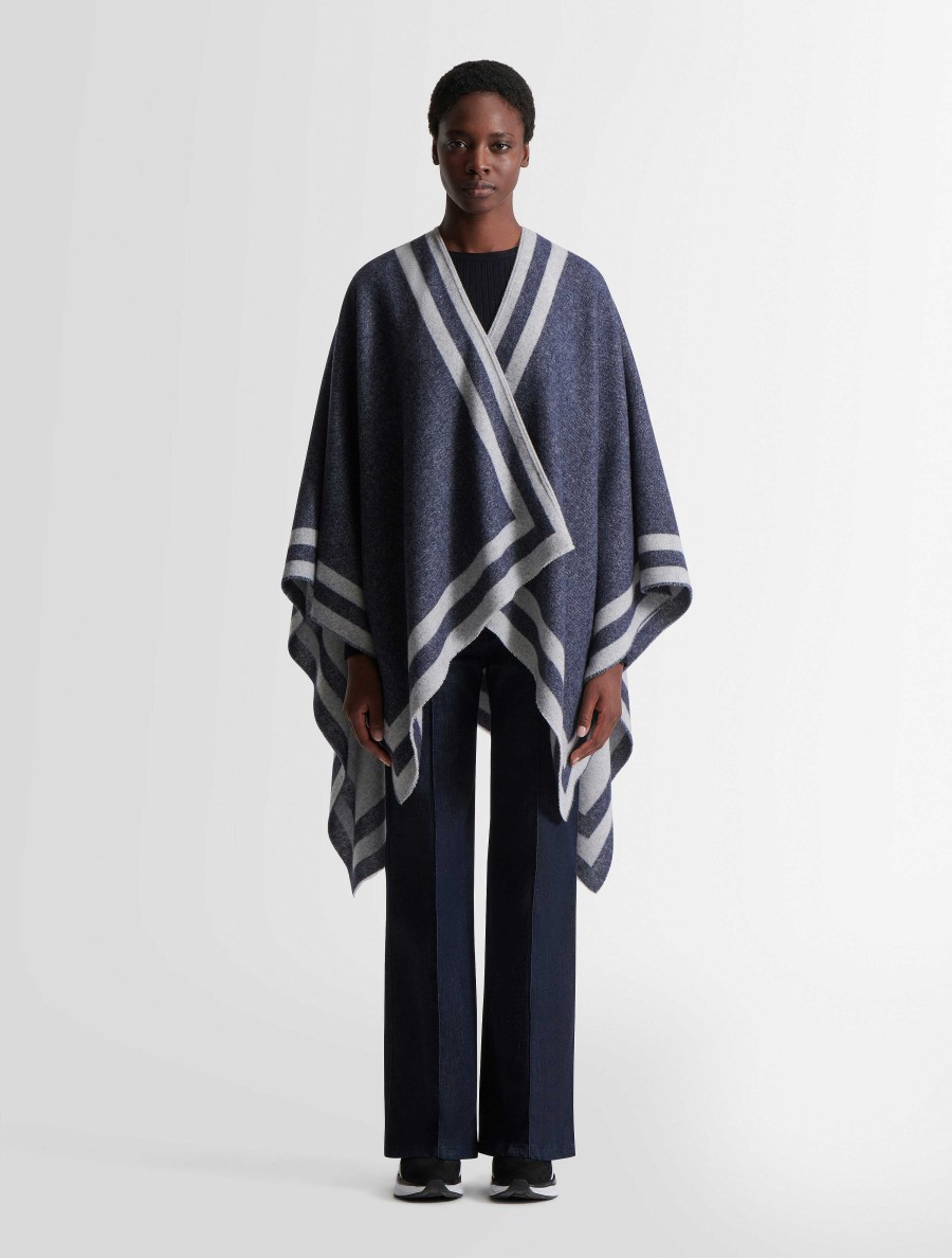 Frauen Fusalp Zubehor | Jacquard-Poncho